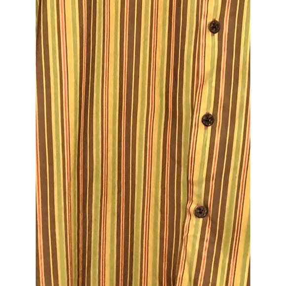 Tommy Bahama Silk Striped Resort wear XXL Short Sleeve Shirt - Picture 2 of 6